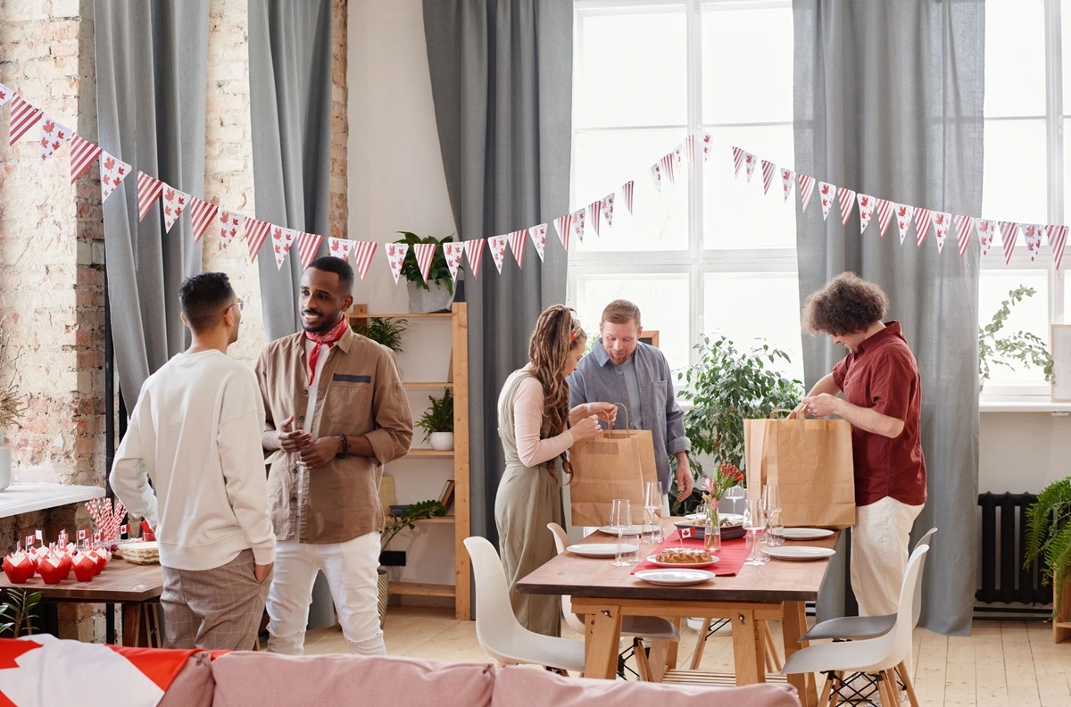 La société CleanEB en nettoyage après une fête